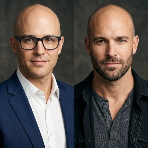 Color matters more than most bald men realize