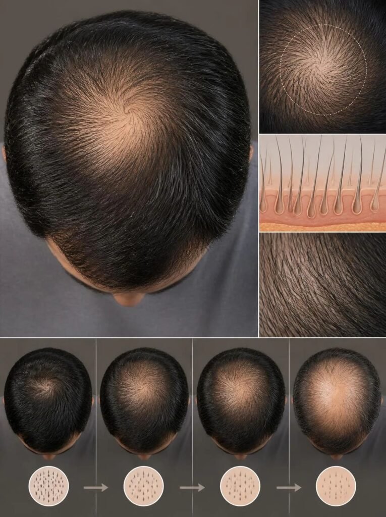 Expanding crown loss