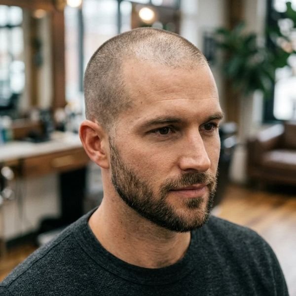 The best buzz cut lengths for a balding crown