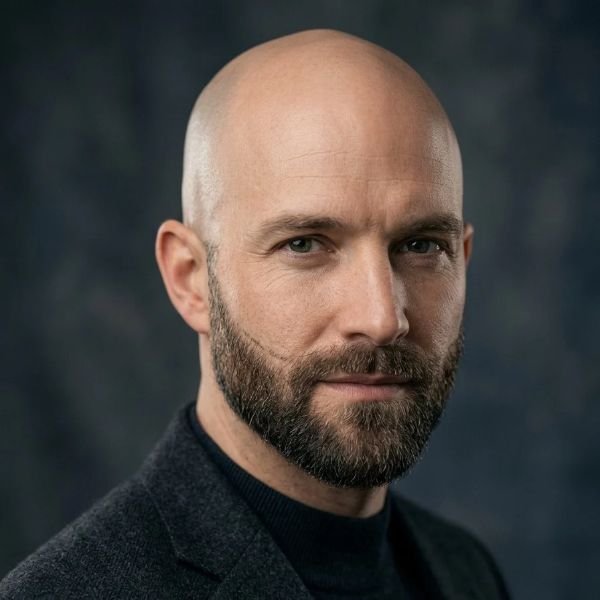 Why the bald-and-beard combination works so well