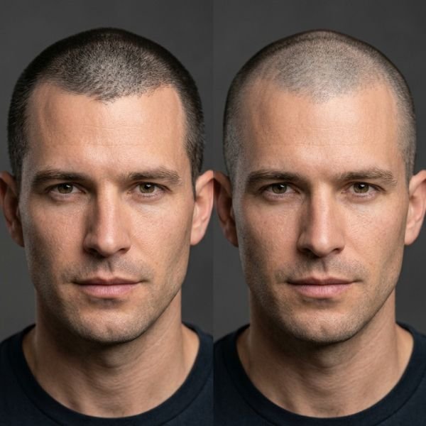 number 1 or number 2 for balding