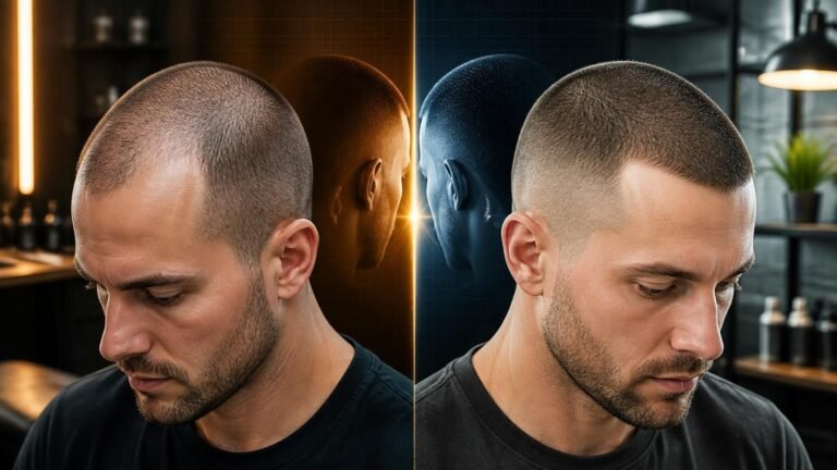 Number 1 vs Number 2 Buzz Cut for Balding